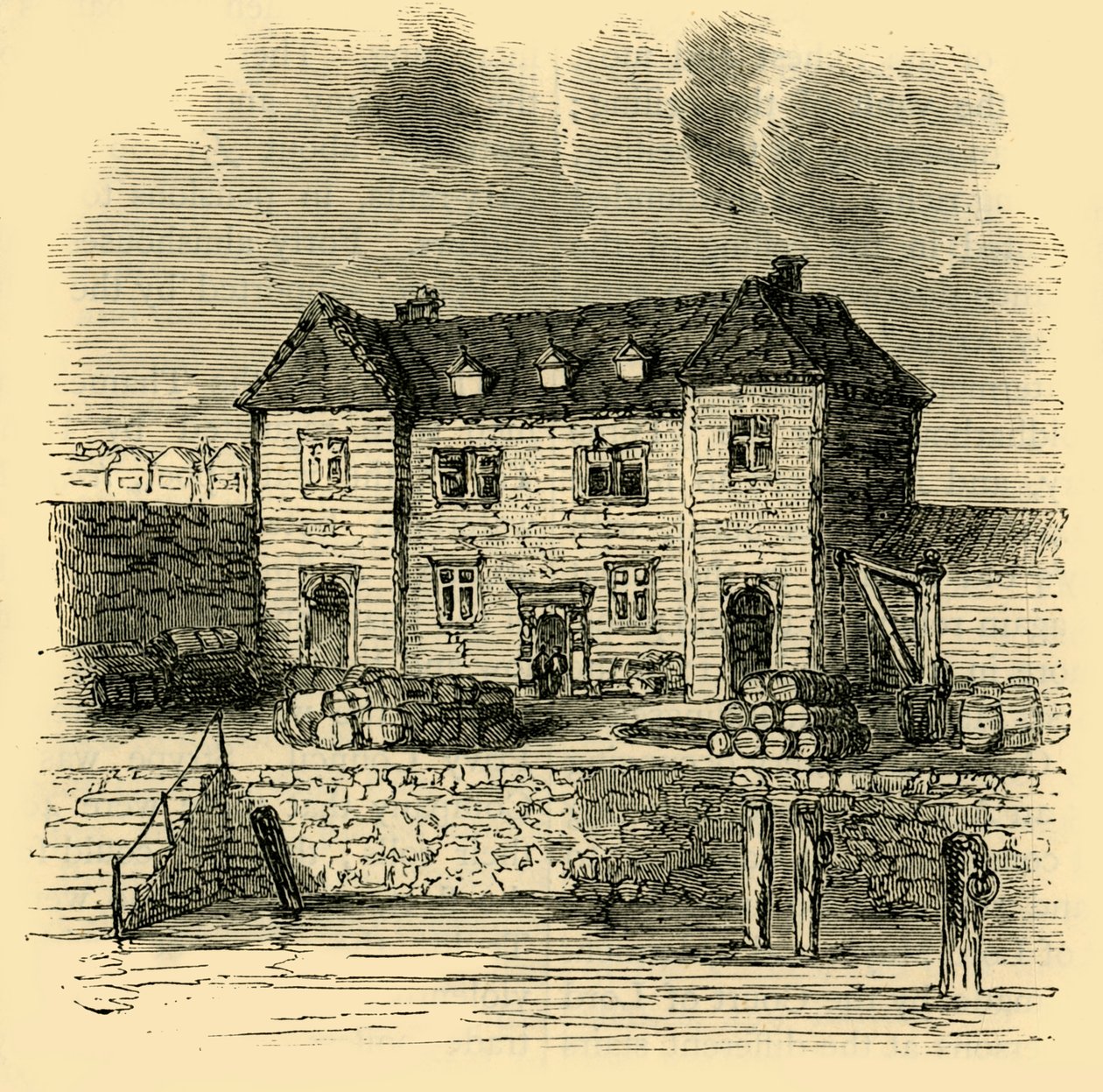 Het Douanehuis - Tijd van Elizabeth, c1872 door Unbekannt