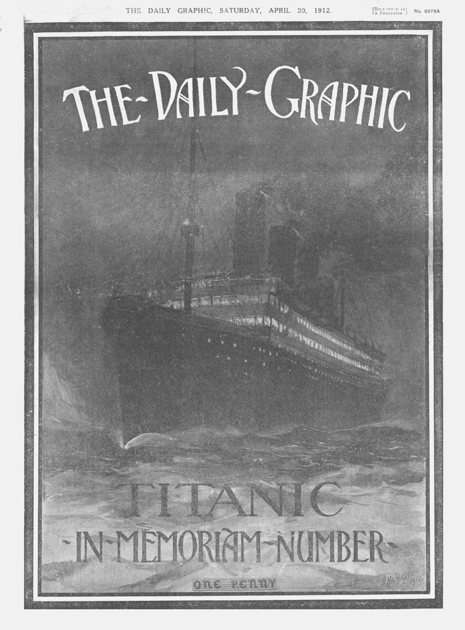 The Daily Graphic - Titanic-In-Memoriam-Nummer, voorpagina, 20 april 1912 door Unbekannt