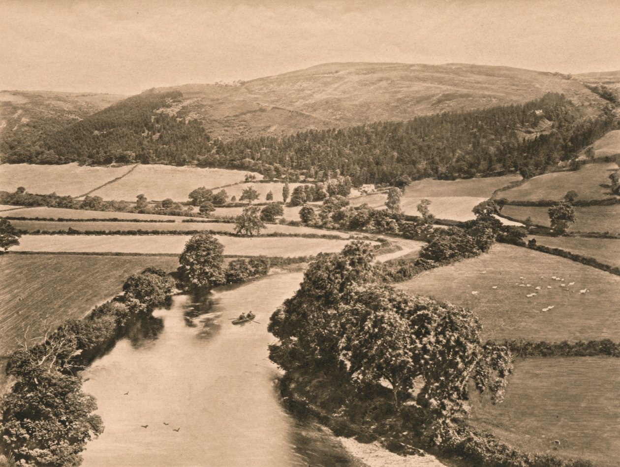 De Dee-vallei, vanaf Glendowers Mound, 1902 door Unbekannt