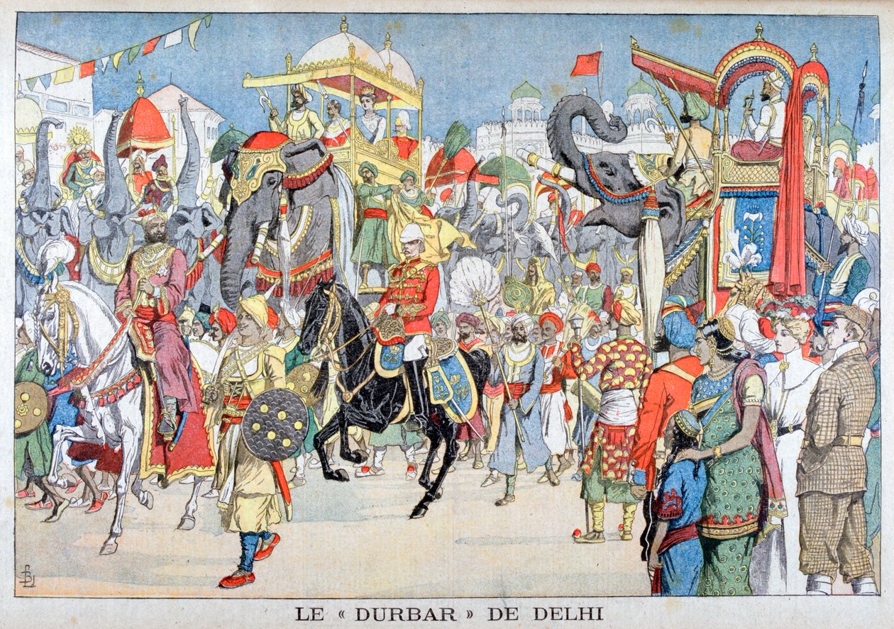 De Delhi Durbar, 1903 door Unbekannt