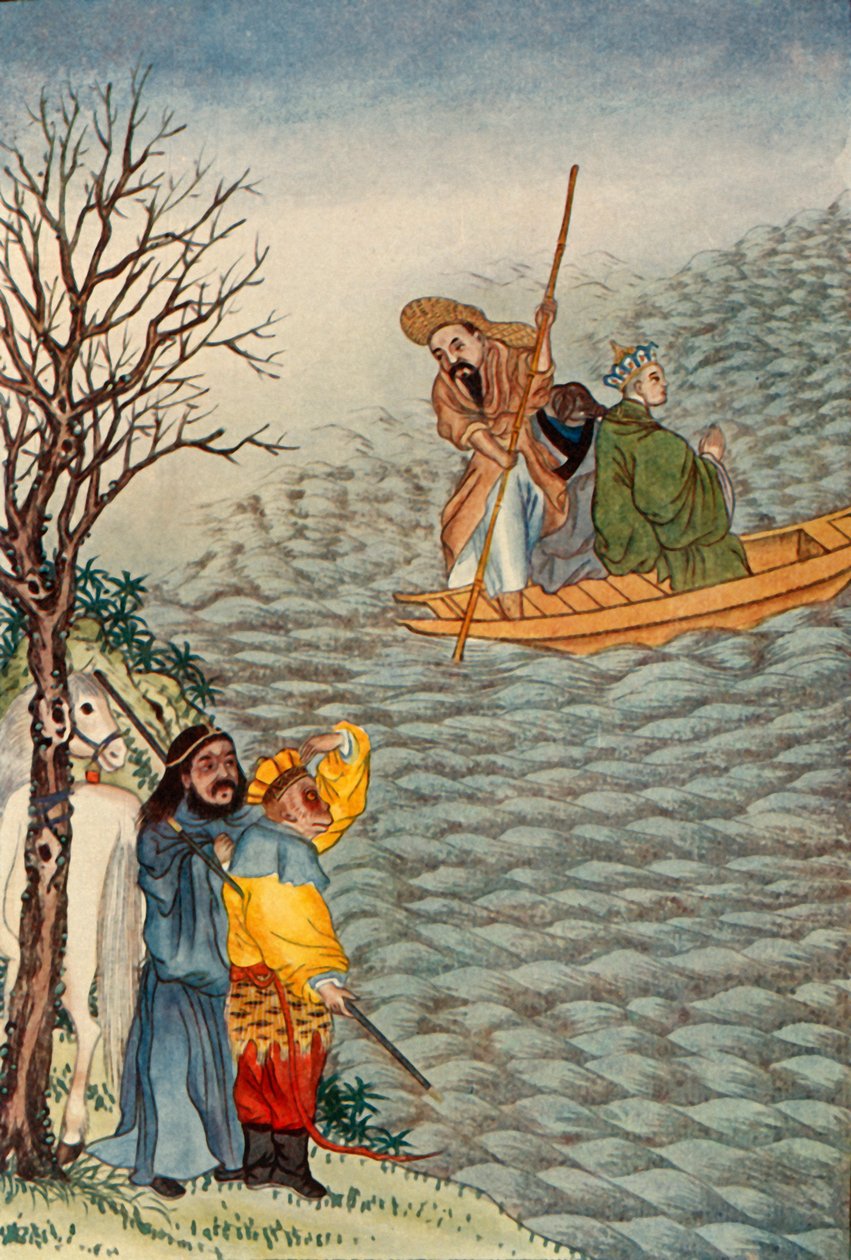 De demonen van de Blackwater River nemen de meester mee, 1922 door Unbekannt