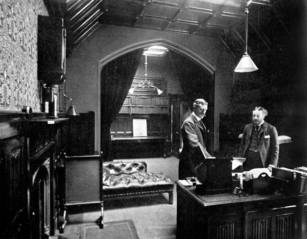 Het kantoor van de plaatsvervangend voorzitter, Lagerhuis, Westminster, Londen, ca. 1905 door Unbekannt