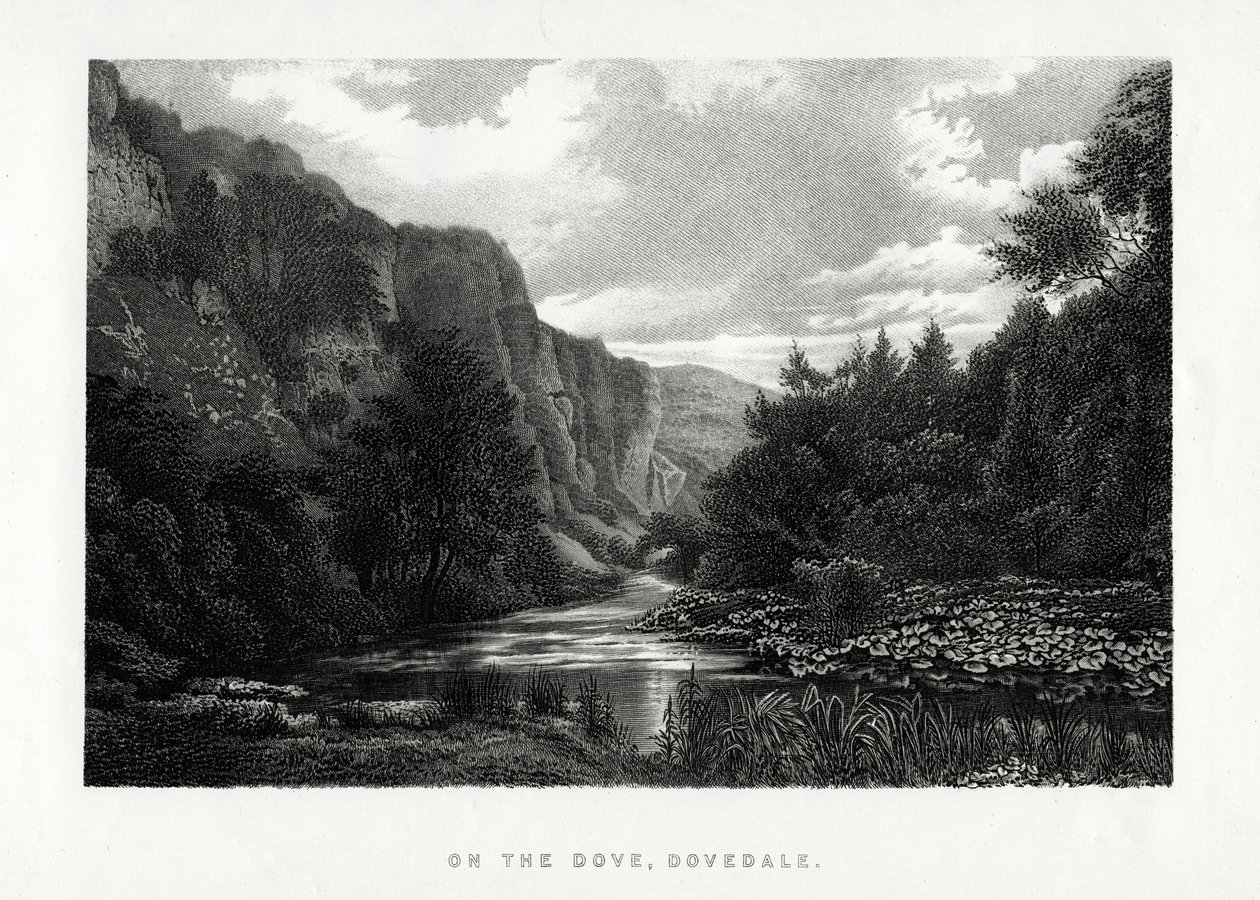 De Duif, Dovedale, Derbyshire door Unbekannt
