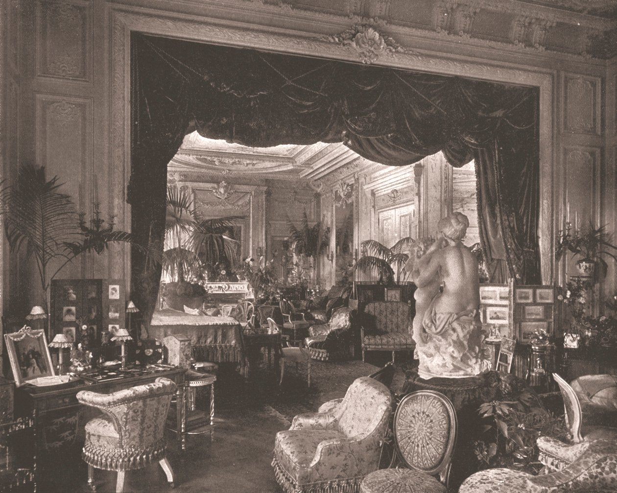 De salon in Sandringham House, Norfolk, 1894 door Unbekannt
