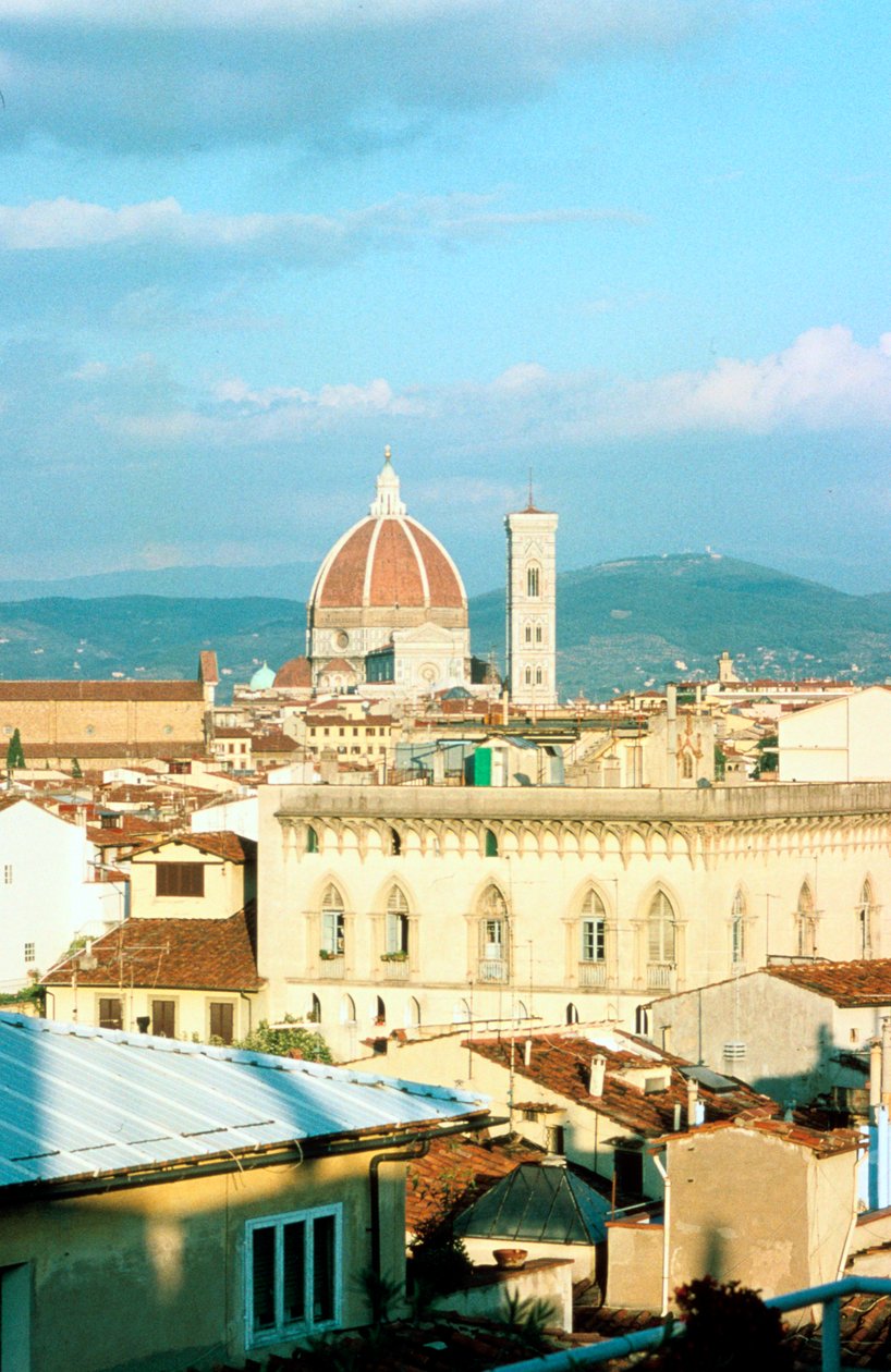 De Duomo en Campanile, Florence, Italië door Unbekannt