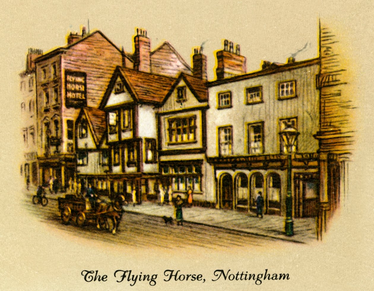 Het Vliegende Paard, Nottingham, 1936 door Unbekannt
