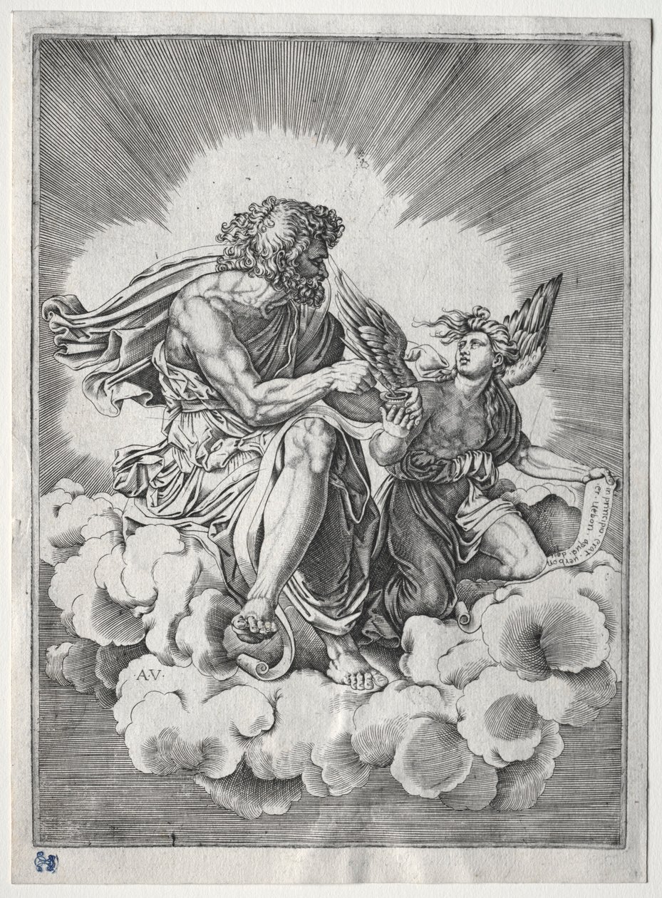 De Vier Evangelisten: St. Mattheüs, ca. 1518 door Unbekannt