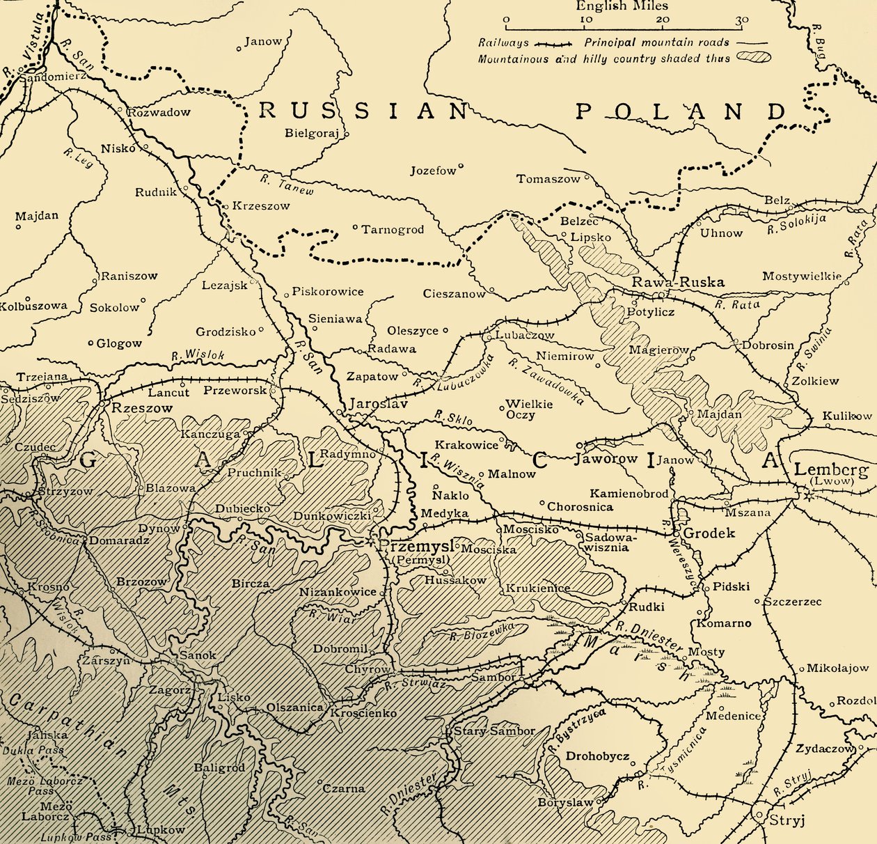 De Galicische Campagne, Eerste Wereldoorlog, ca. 1915, ca. 1920 door Unbekannt