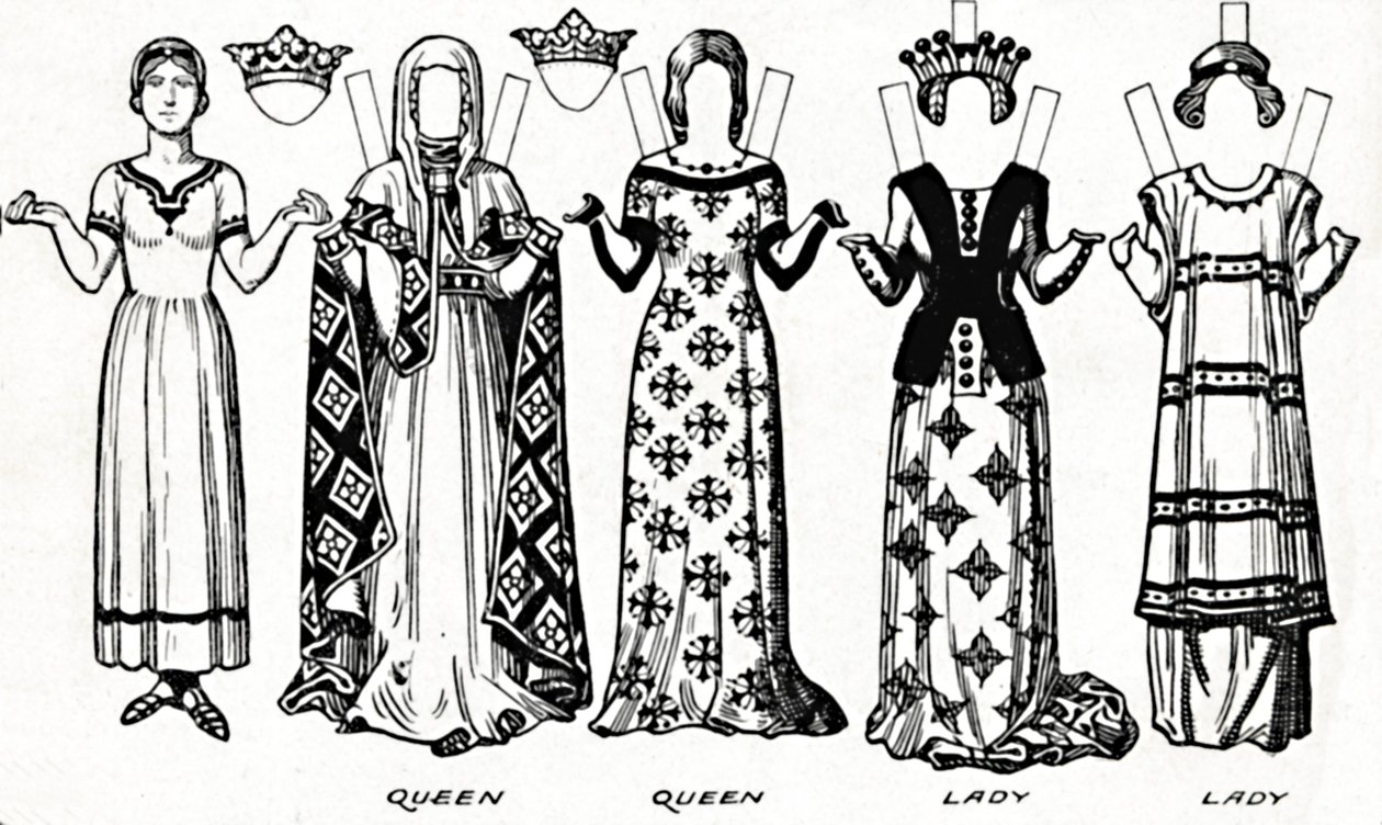 De galerij van Britse kostuums: Kleding gedragen in het bewind van de eerste Edward, ca. 1934 door Unbekannt