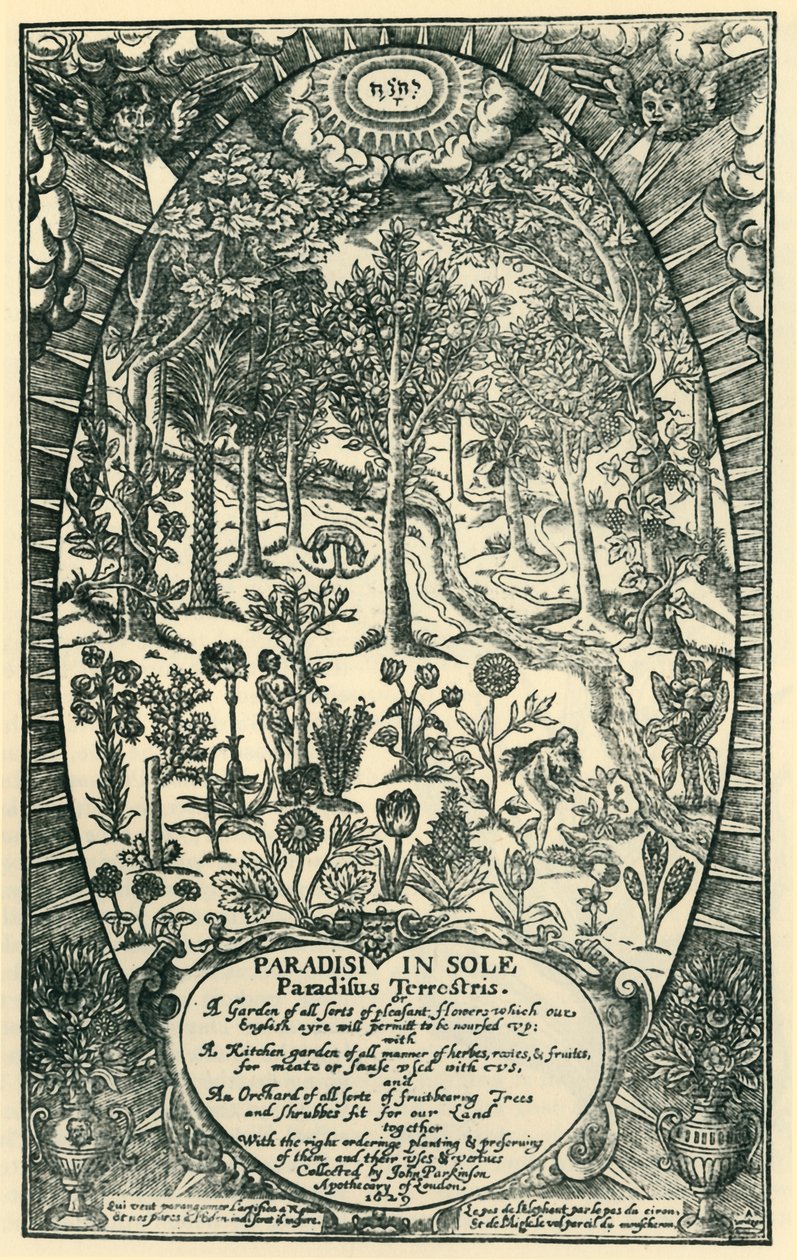 De Tuin van Eden, 1629, 1944 door Unbekannt