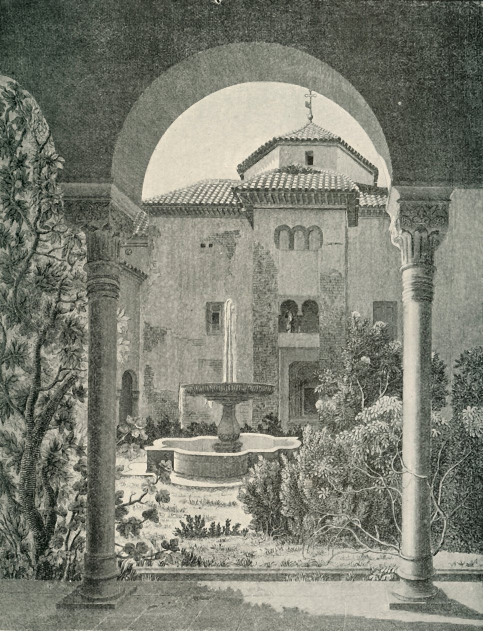 De tuin van Lindaraja, 19e eeuw, 1907 door Unbekannt