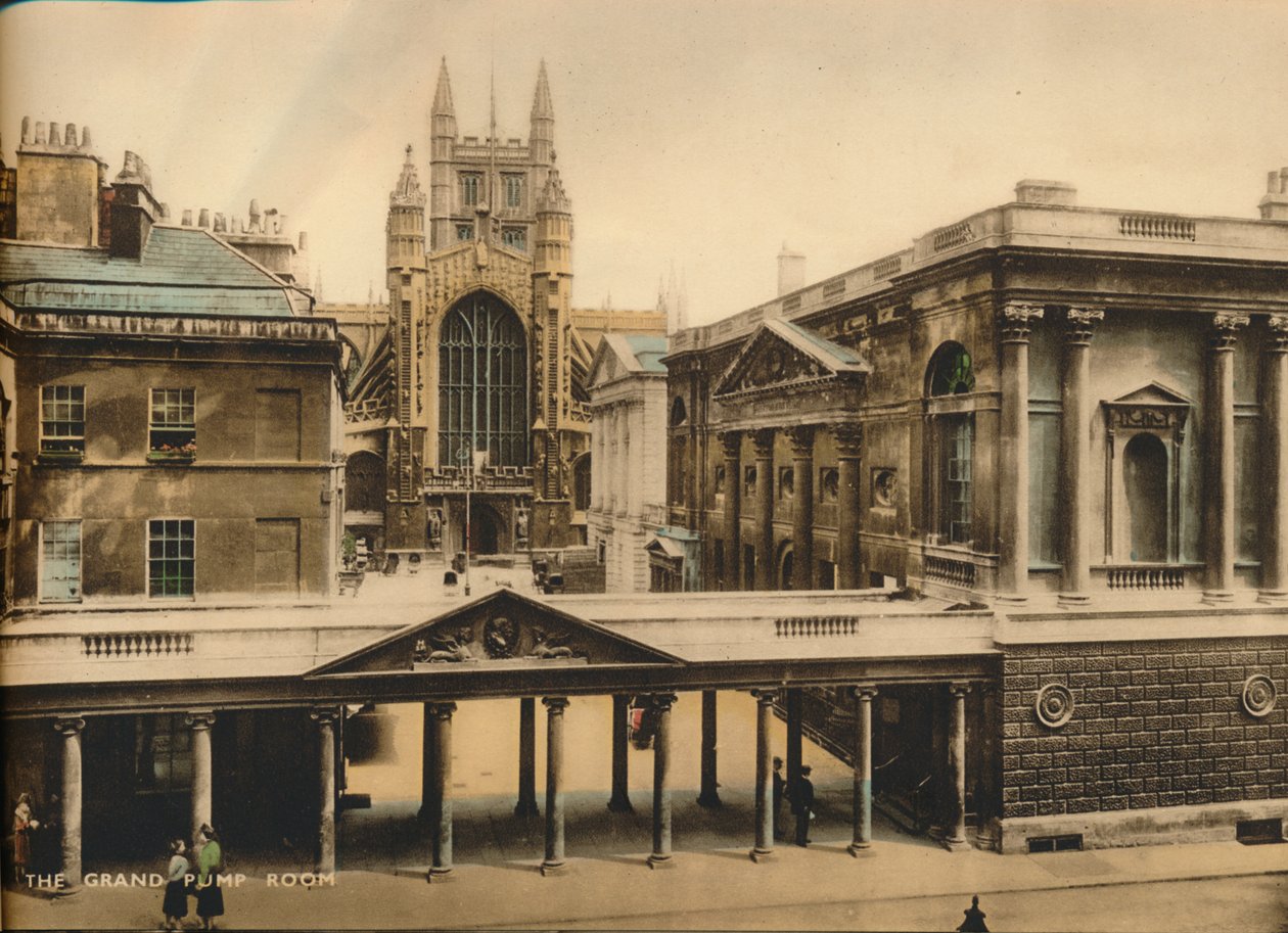 De Grote Pompzaal, Bath, Somerset, ca. 1925 door Unbekannt