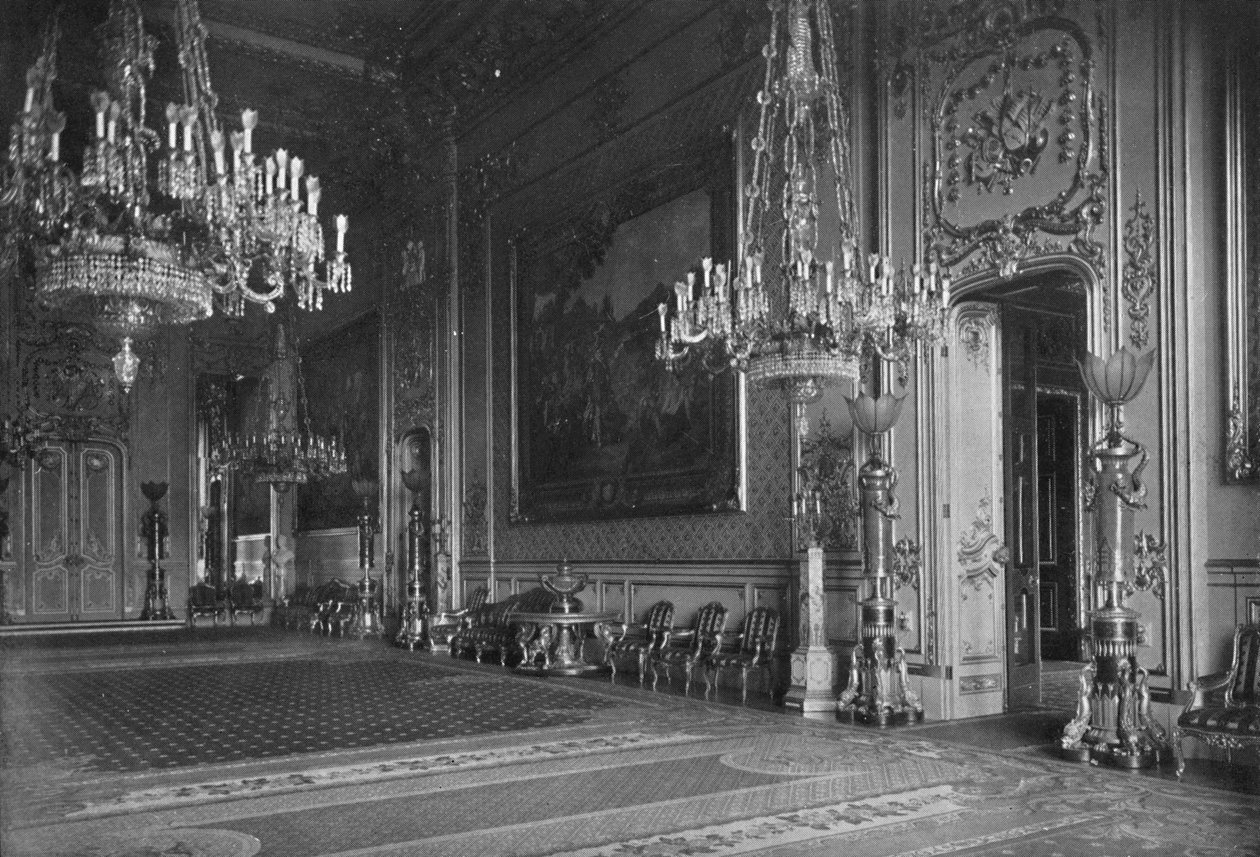 De grote ontvangstkamer, Windsor Castle door Unbekannt