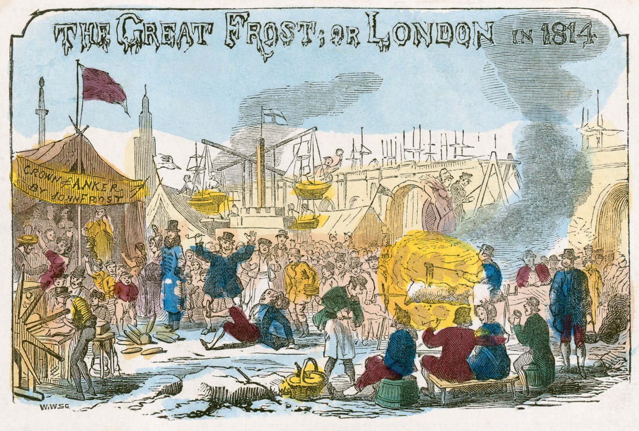 De Grote Vorst, of Londen in 1814, 1814 door Unbekannt