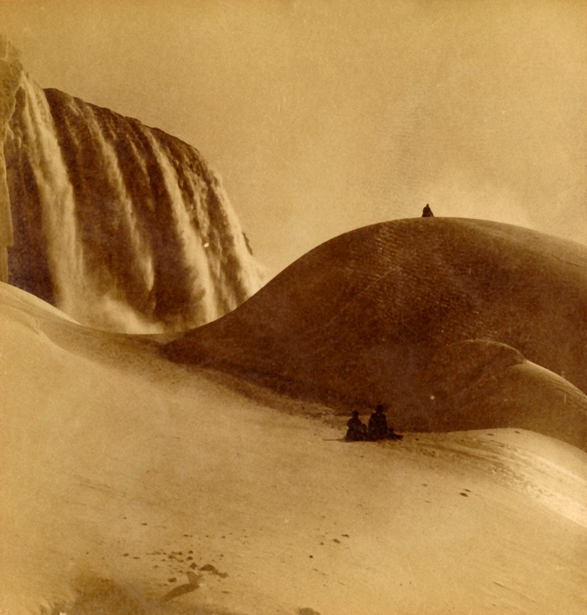 De Grote IJsmountain, Niagara, VS, ca. 1900 door Unbekannt