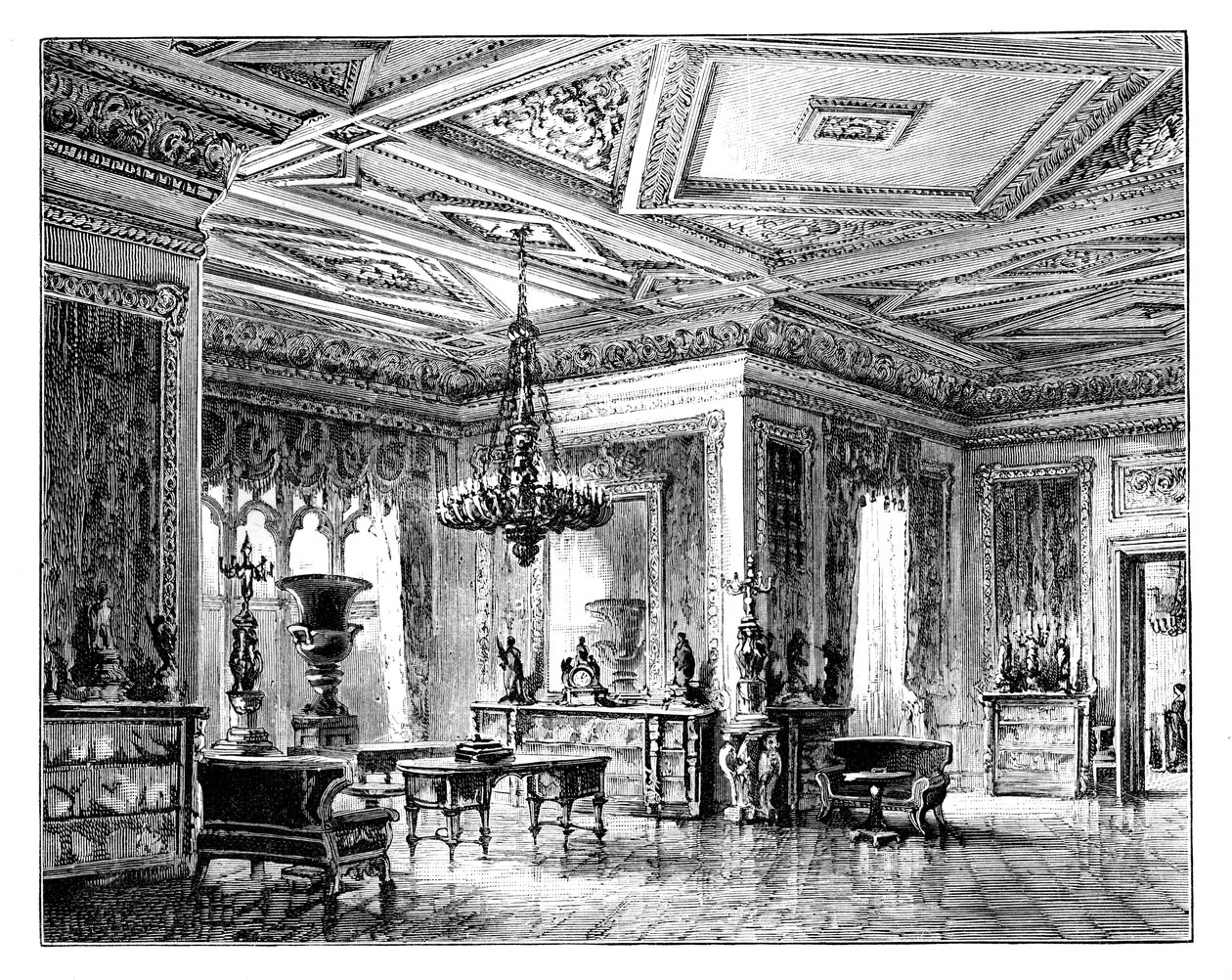 De groene tekenkamer, Windsor Castle door Unbekannt