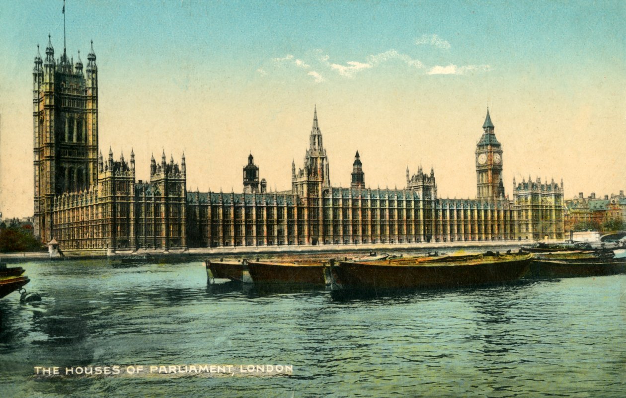 Het Parlement, Londen, 1925 door Unbekannt