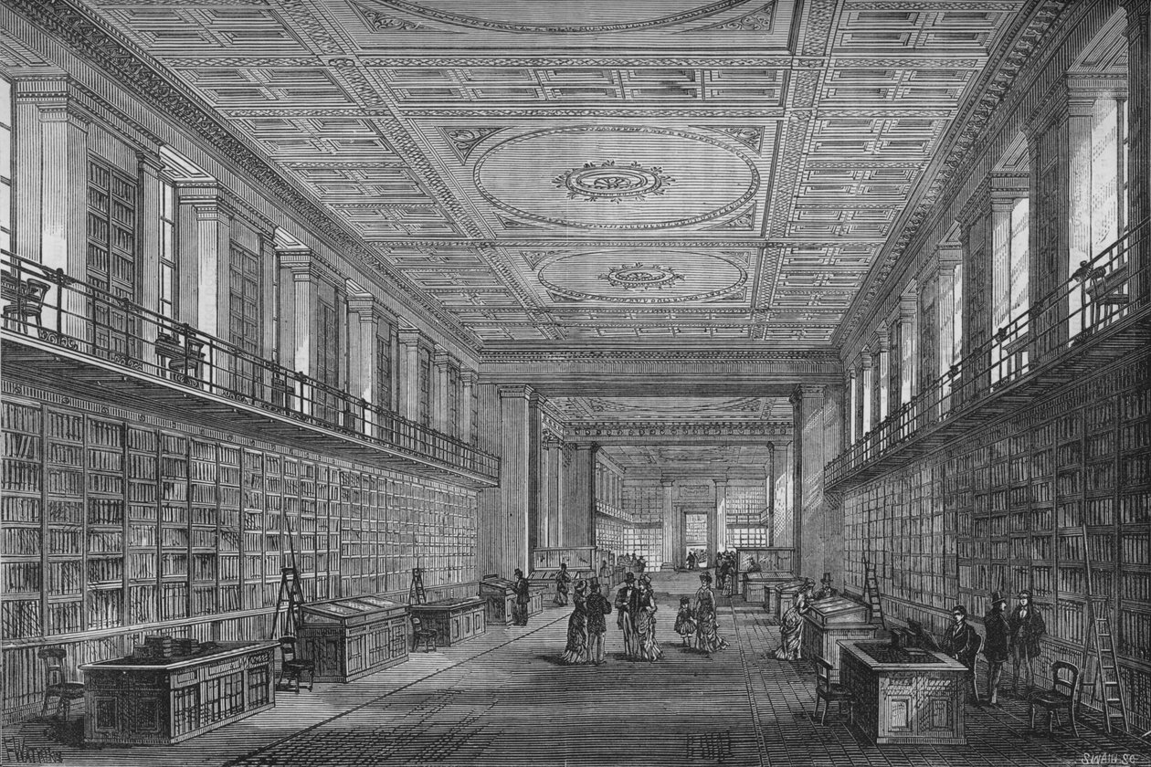 De Koninklijke Bibliotheek, Londen, 1878 door Unbekannt