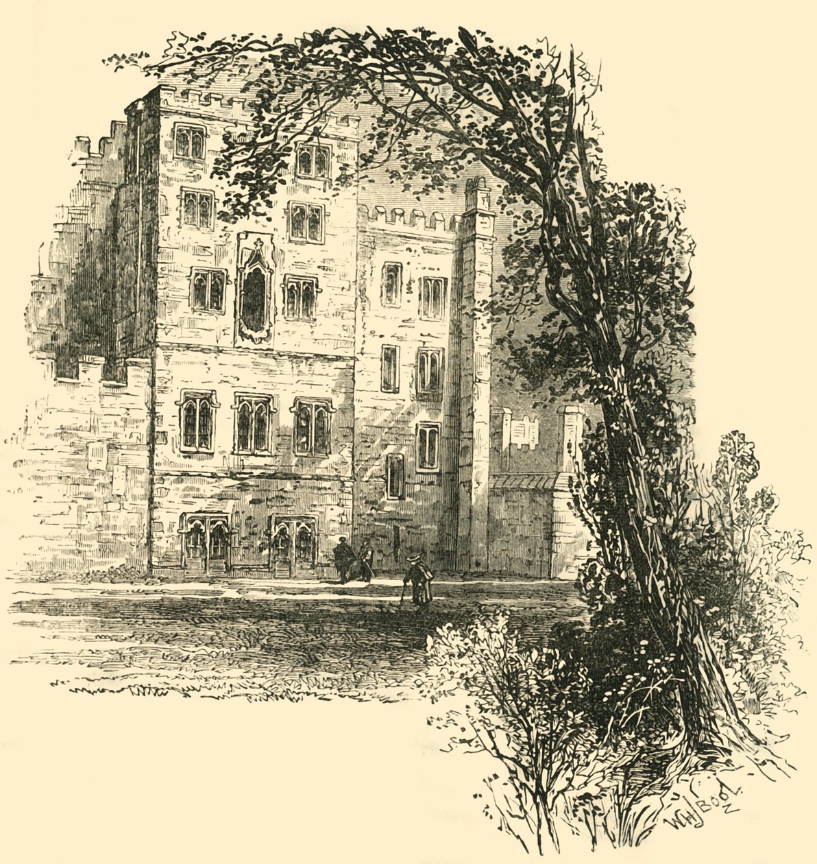 De Lollards Toren, Lambeth Palace, c1878 door Unbekannt