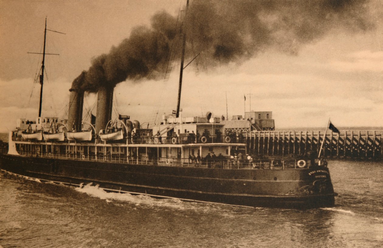 De Poststomer Stad Antwerpen, ca. 1928 door Unbekannt