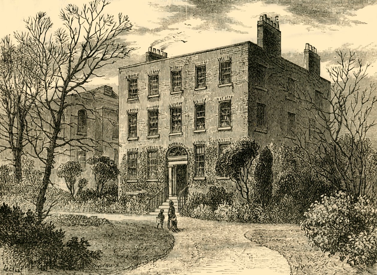 Het Landhuis, Dalston, ca. 1876 door Unbekannt