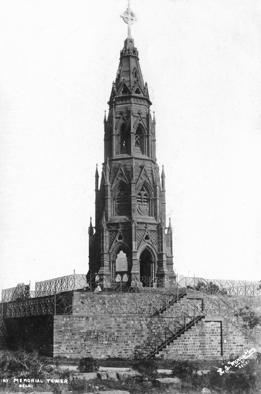 De muiterij gedenktoren, Delhi, India, 20e eeuw door Unbekannt