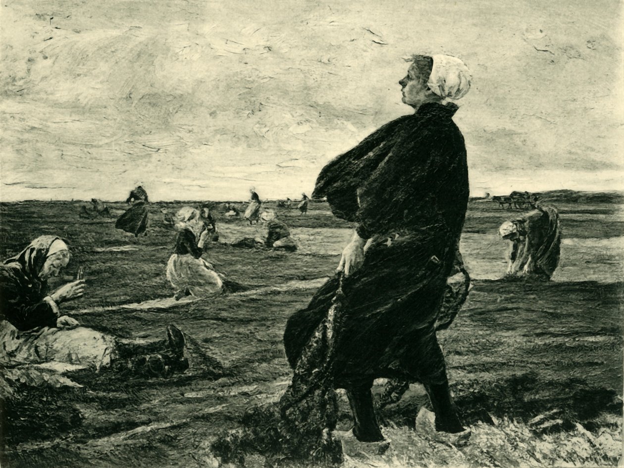 De nettenreparateurs, 1887-1889, 1908 door Unbekannt