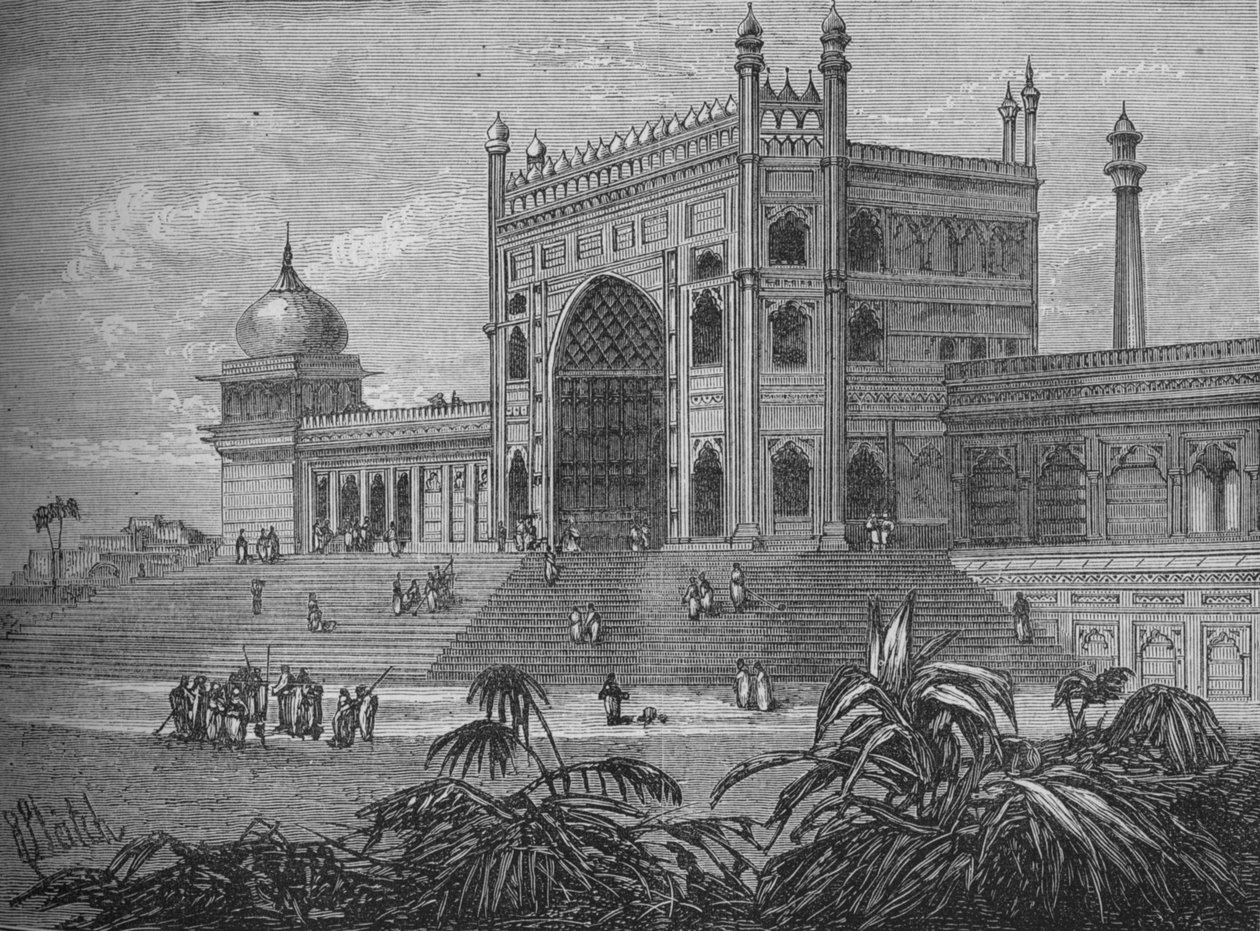 Het Paleis in Delhi, ca. 1880 door Unbekannt