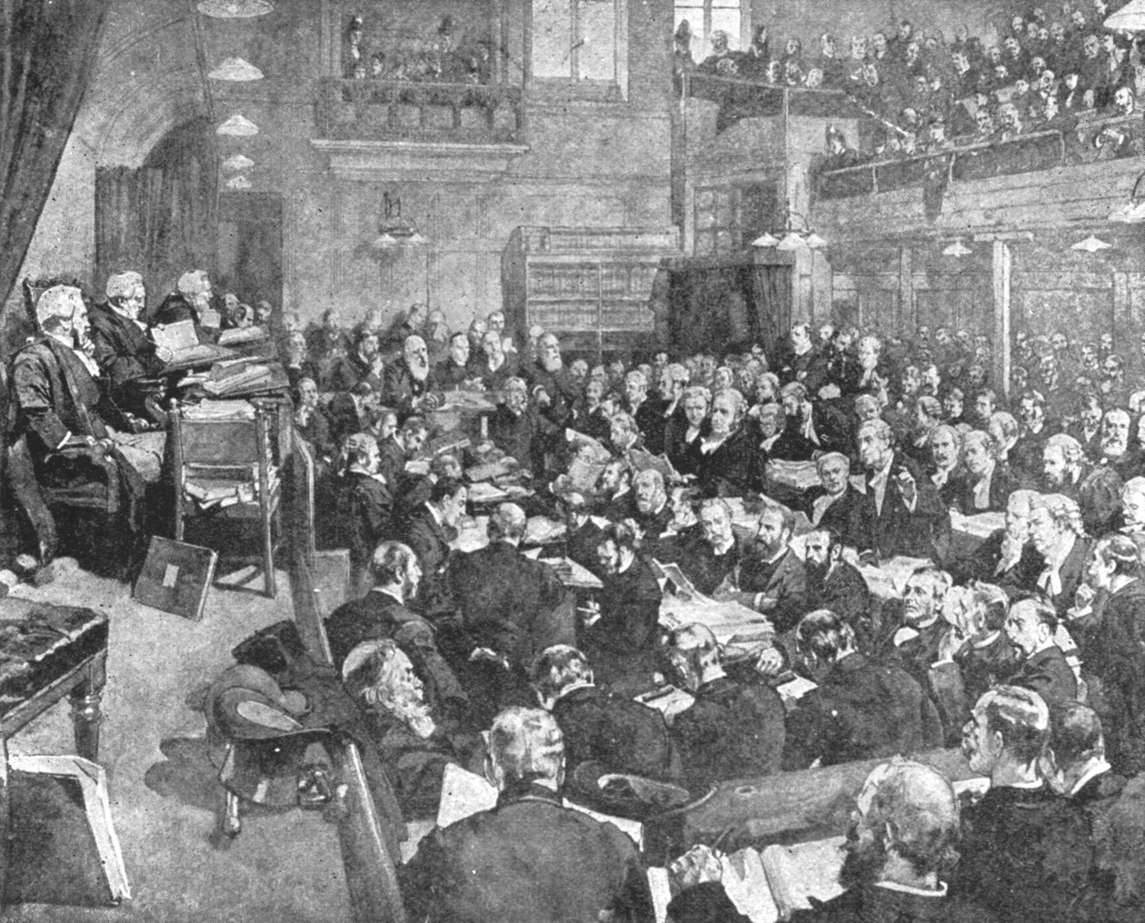 De Parnell Onderzoekscommissie, maart 1889, 1901 door Unbekannt