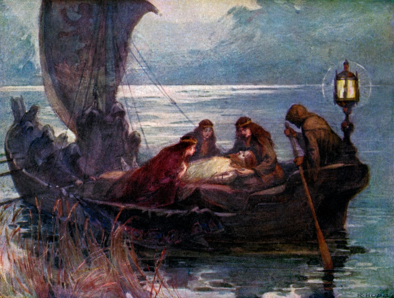 De dood van Arthur, 1925 door Unbekannt