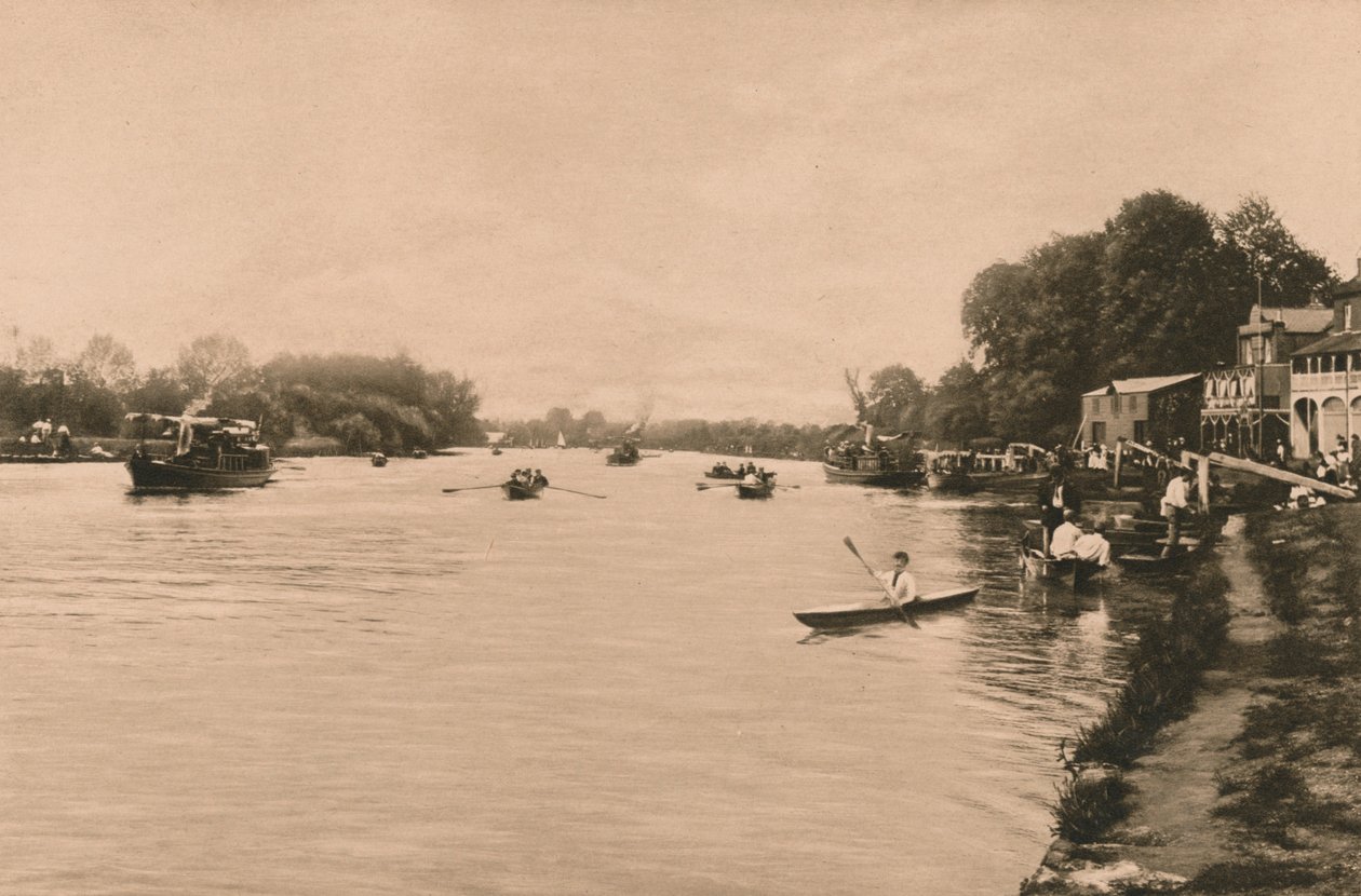 The Reach, Walton-On-Thames, 1902 door Unbekannt