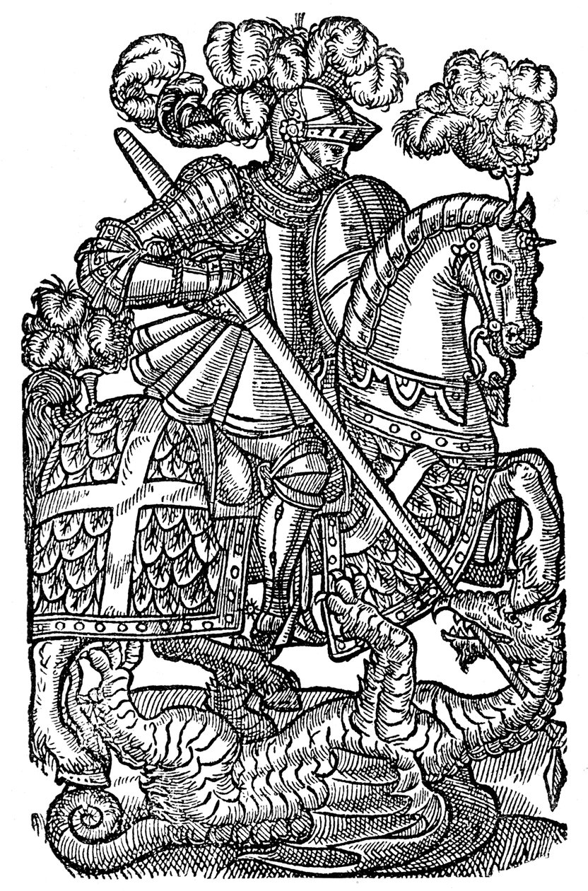 De Redcrosse Ridder, 1598, 1893 door Unbekannt