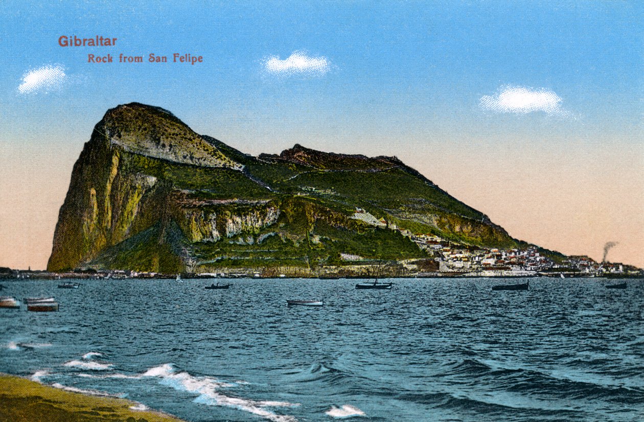 De Rots van Gibraltar, 1945 door Unbekannt