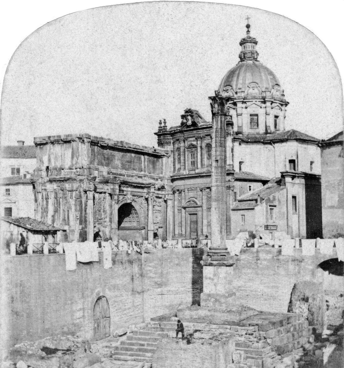 Het Romeinse Forum, Rome, Italië door Unbekannt