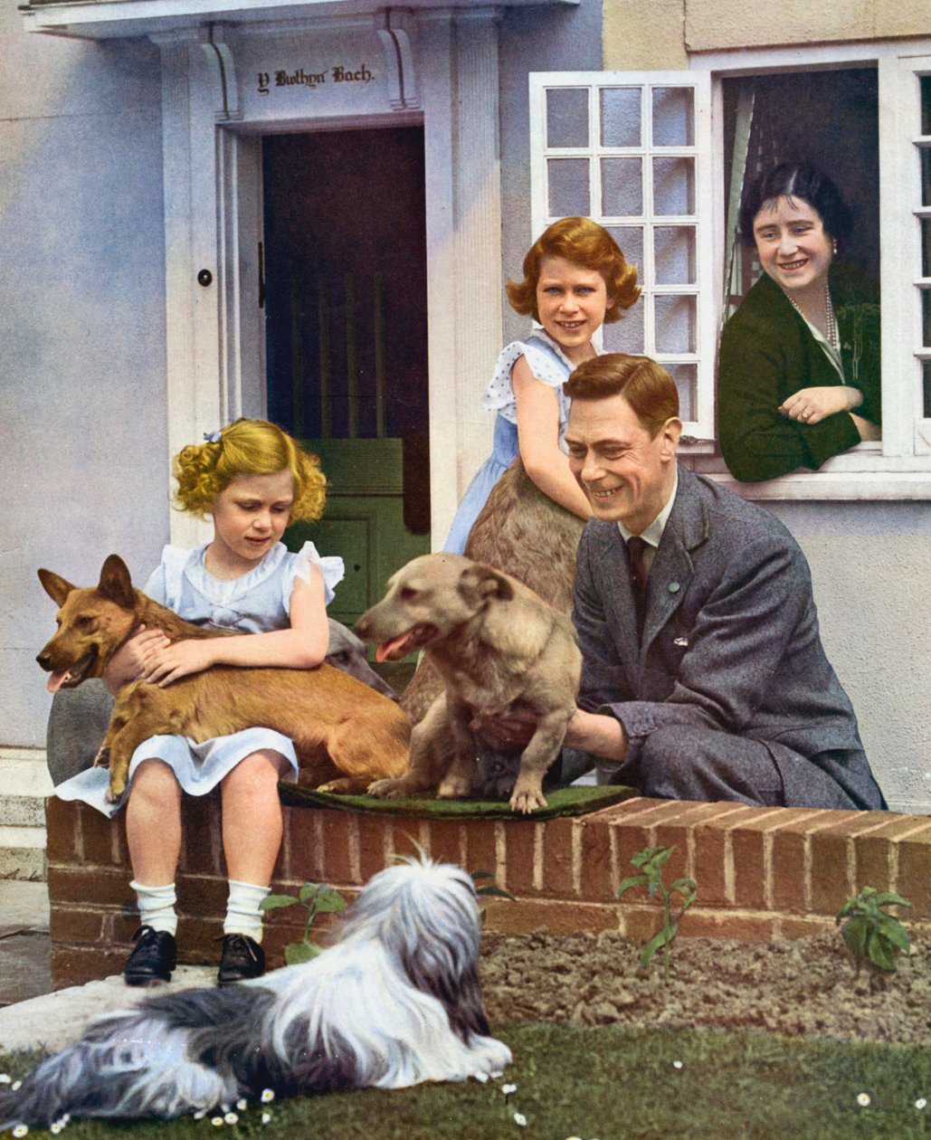 De koninklijke familie in Windsor, 1930s door Unbekannt