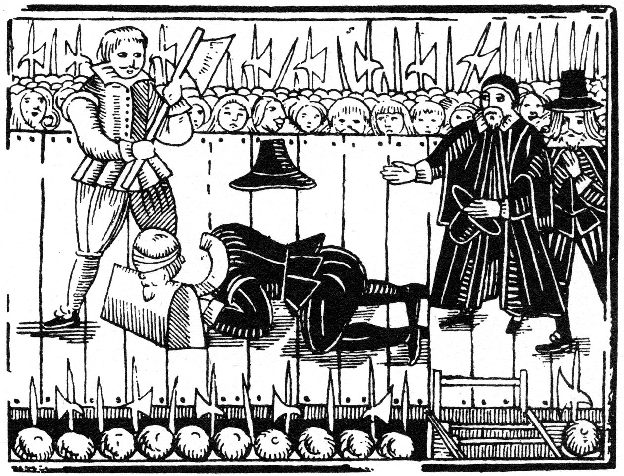 Het Koninklijk Martelaarschap, uit een ballade van 1648, 1964 door Unbekannt