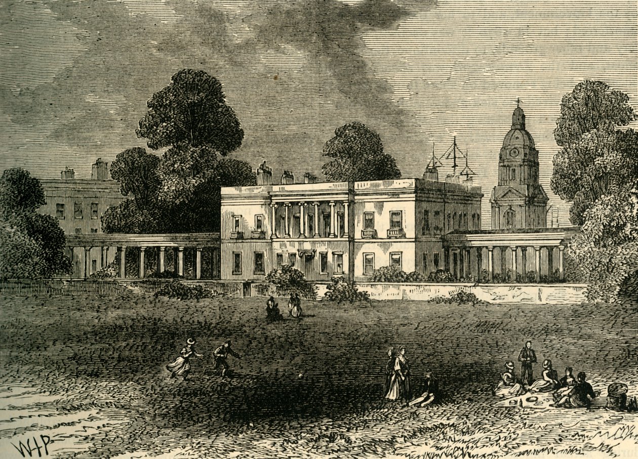 De Koninklijke Marine School, Greenwich, ca. 1878 door Unbekannt