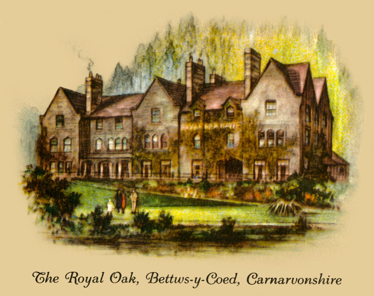De Royal Oak, Bettws-y-Coed, Carnavonshire, 1936 door Unbekannt