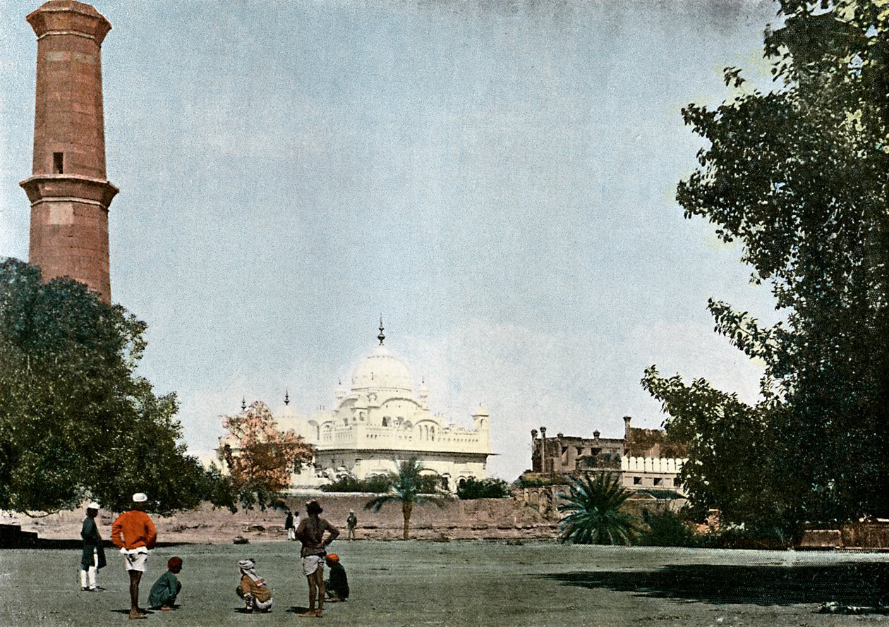 De Samadhi van Ranjit Singh, Lahore, India, ca. 1890 door Unbekannt