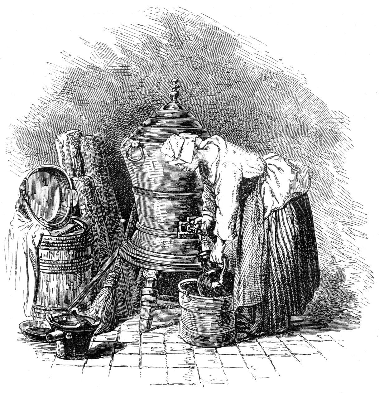 De Dienaar, 1885 door Unbekannt