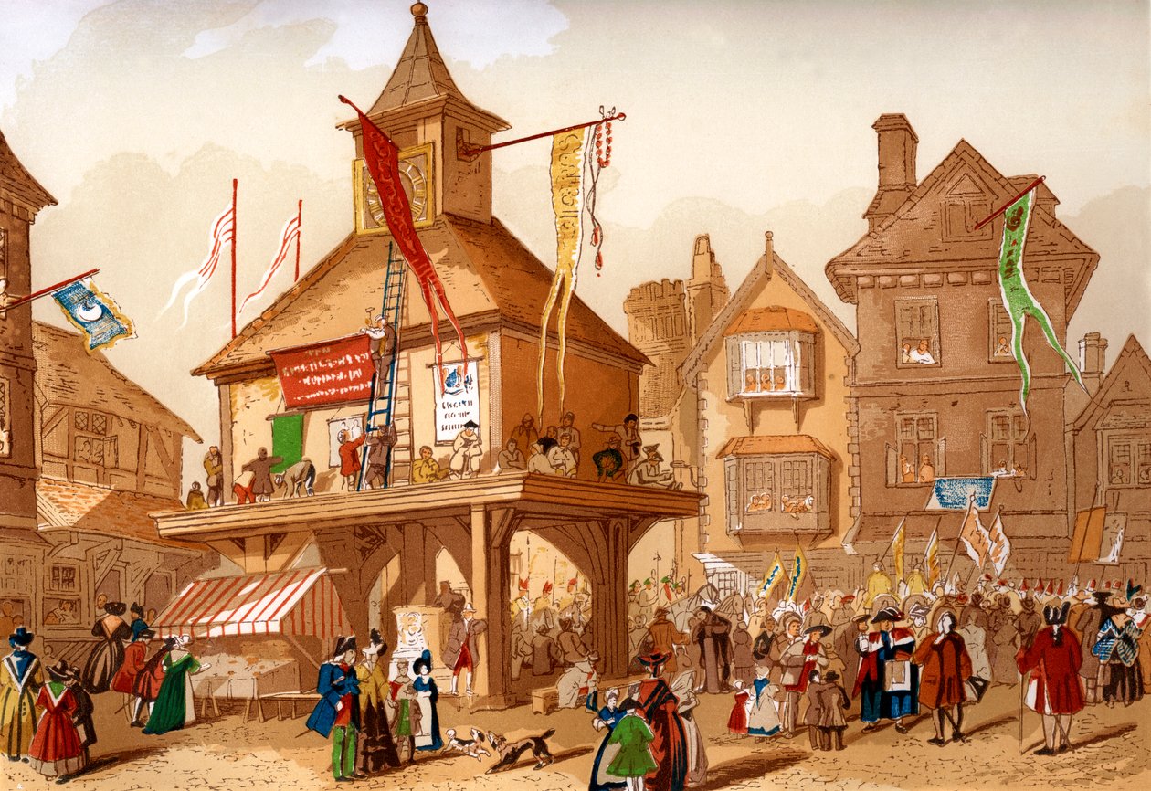 Het Shakespeare Jubileum in Stratford upon Avon, ca. 1850 door Unbekannt