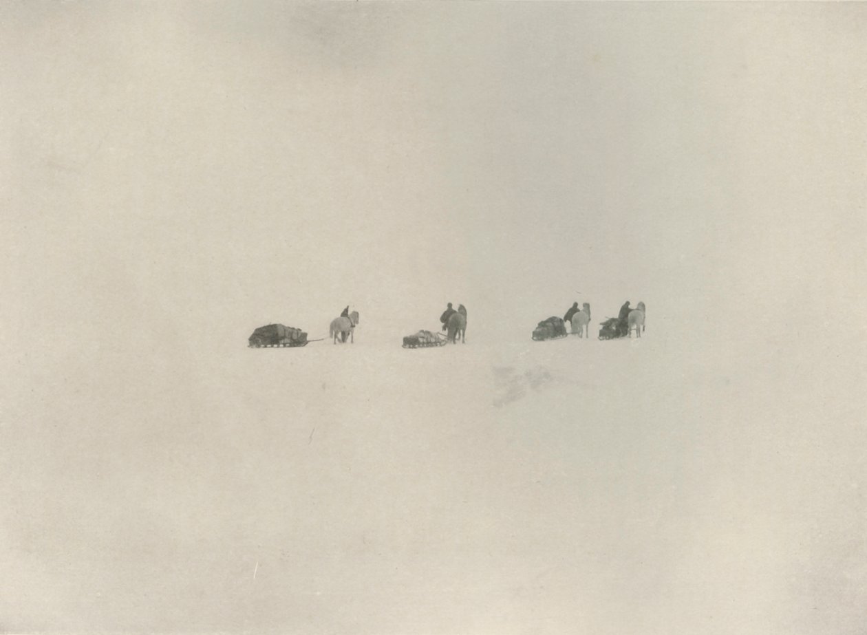 De Zuidelijke Partij die de Witte Onbekende in marcheert, 1908, 1909 door Unbekannt