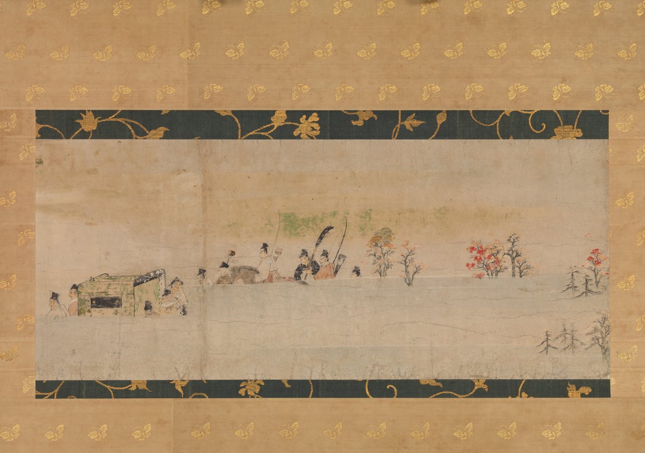 Het Verhaal van Sumiyoshi Sumiyoshi monogatari emaki, eind 13e eeuw door Unbekannt