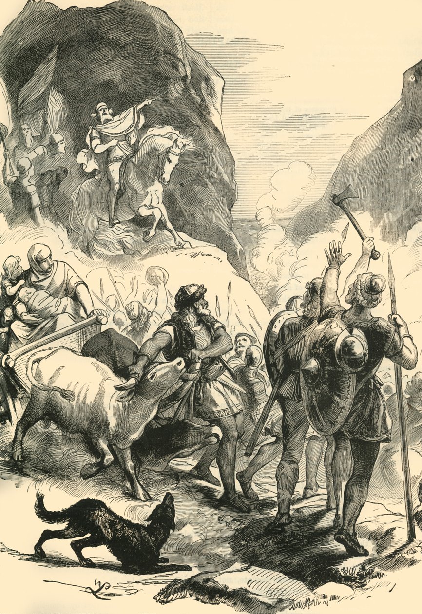 De Teutonen op Mars, 1890 door Unbekannt