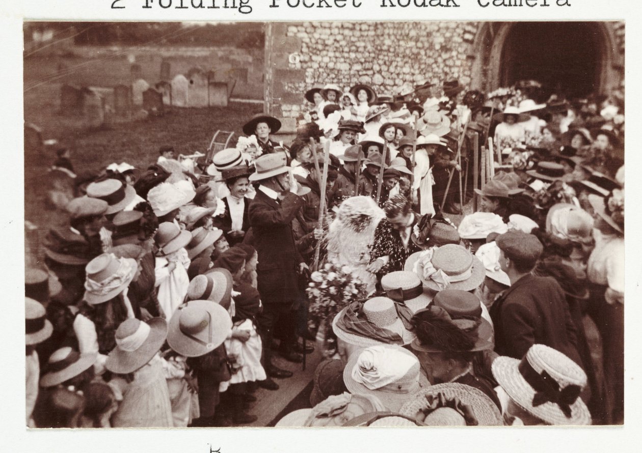 De bruiloft van de ceremoniemeester, circa 1910 door Unbekannt