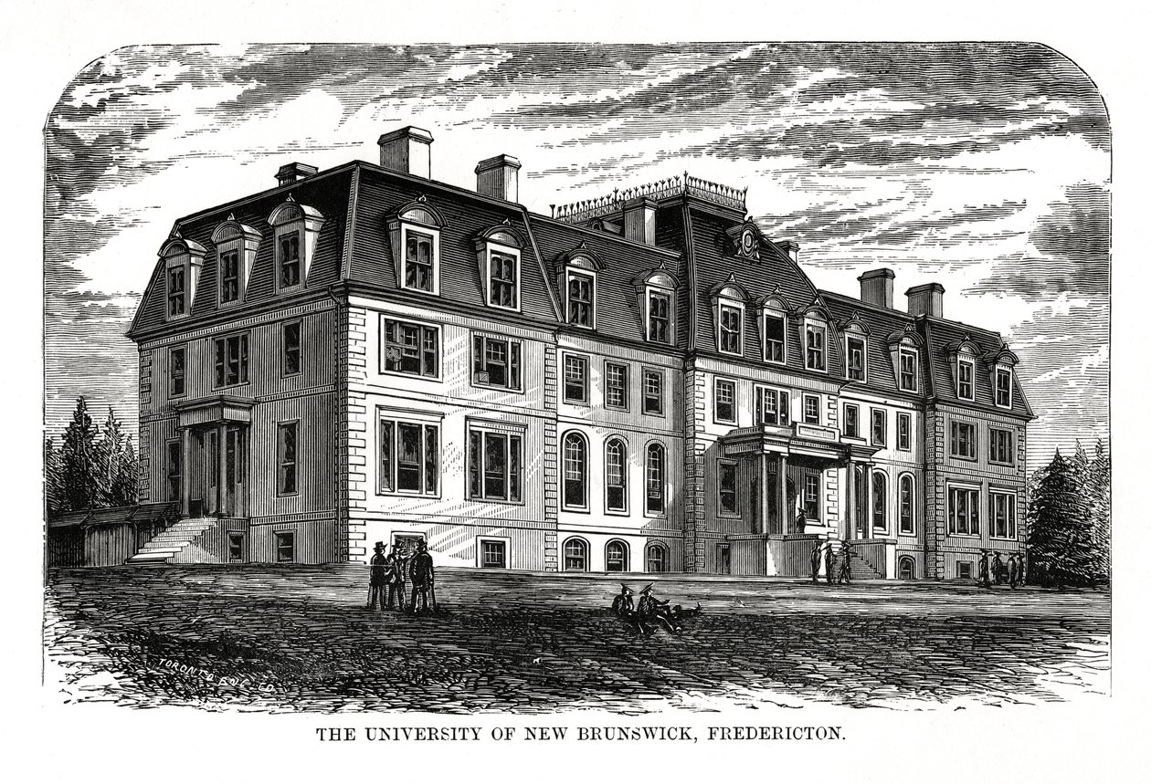 De Universiteit van New Brunswick, Fredericton, Canada door Unbekannt