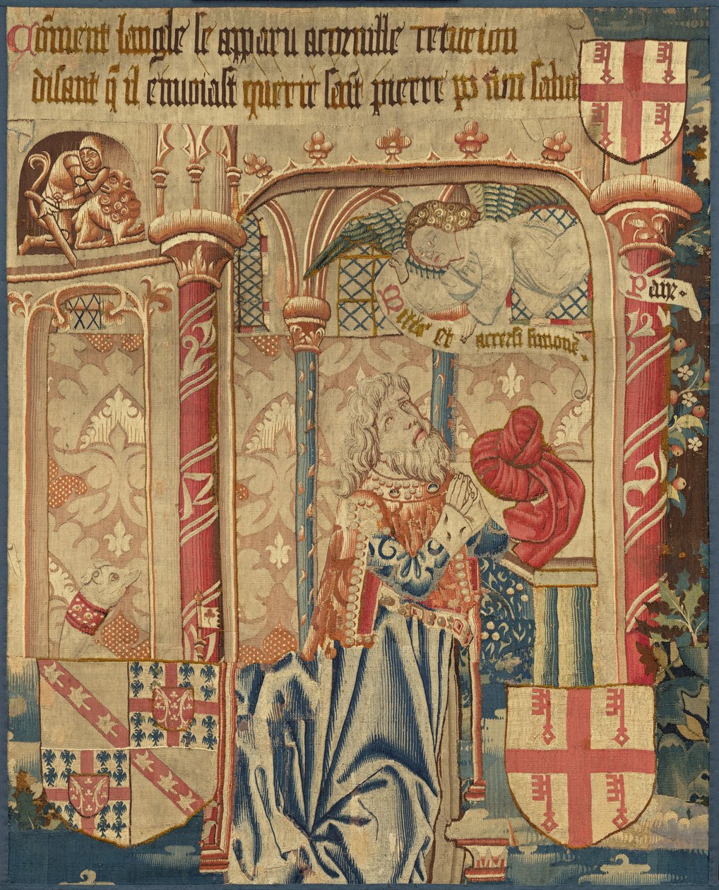 Het visioen van de centurio Cornelius, ca. 1460 door Unbekannt