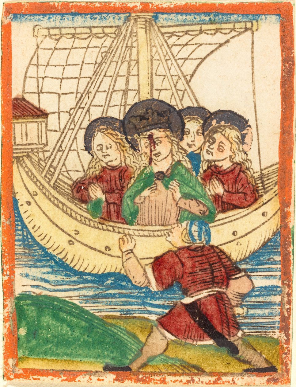 De reis van Sint Ursula, 1480-1490 door Unbekannt