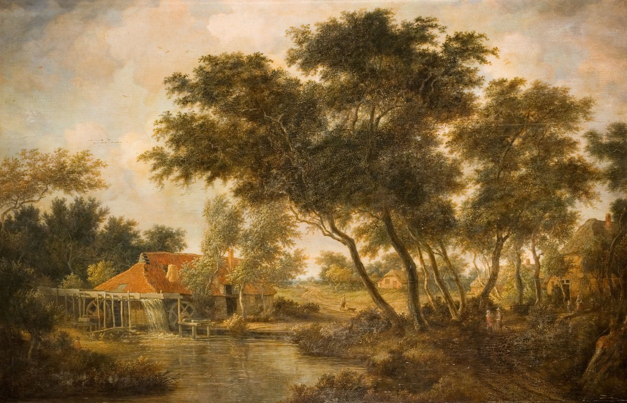 De watermolen door Unbekannt