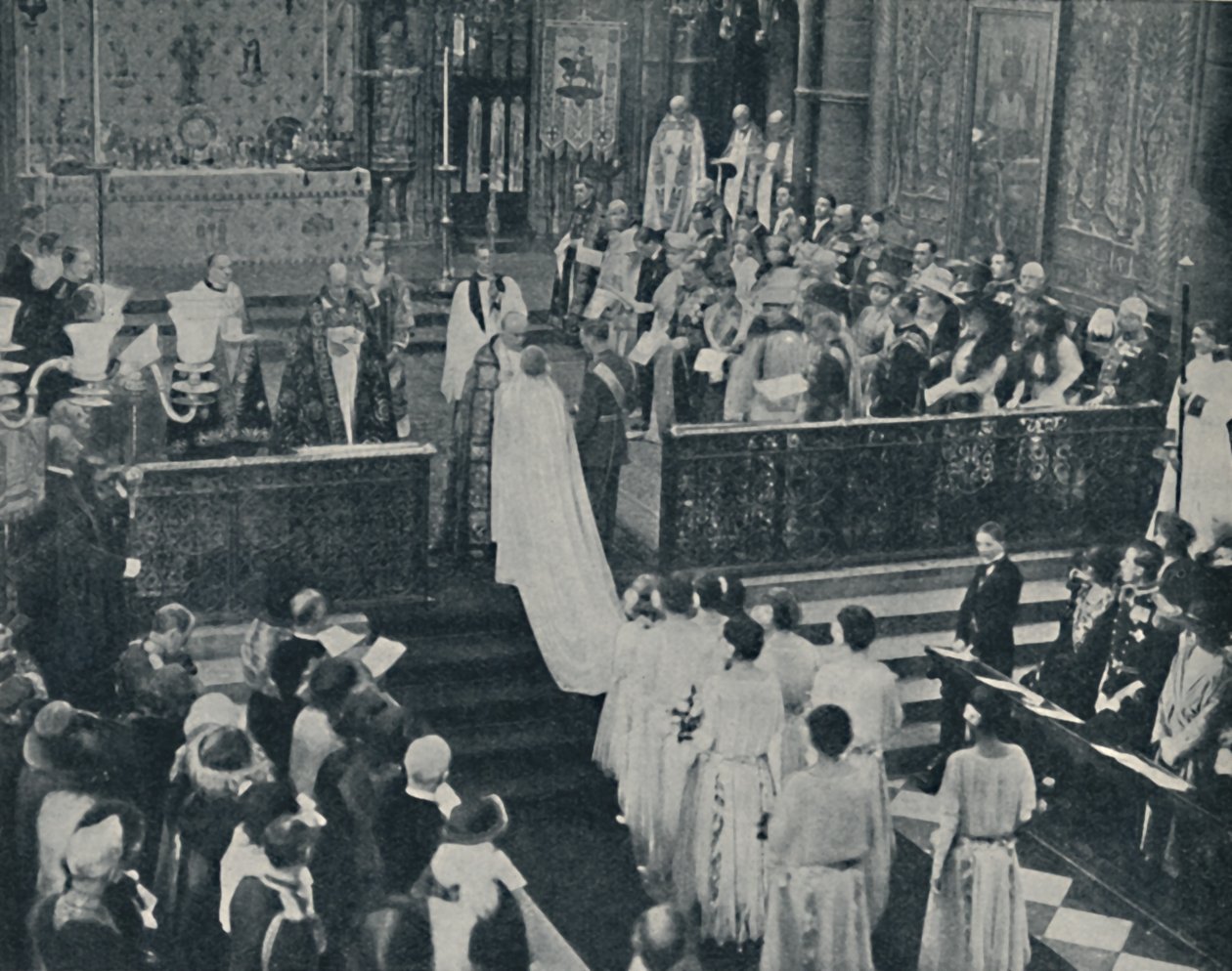 De bruiloft van onze koning en koningin, 1923, 1937 door Unbekannt